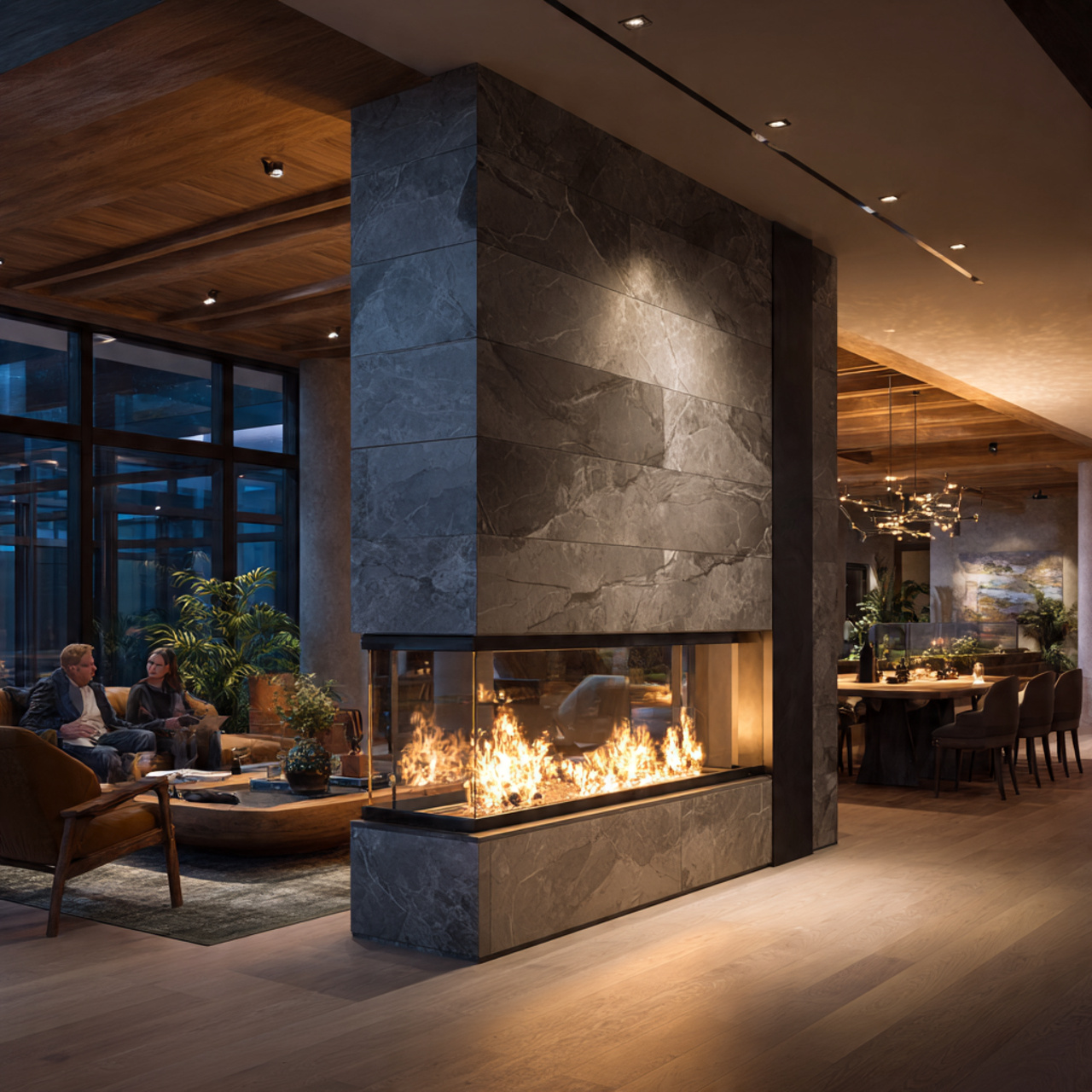 ultra realistic luxury interior photo showing livi