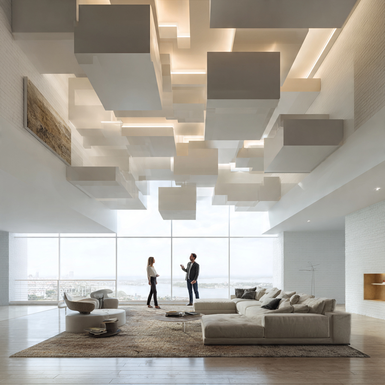 ultra realistic modern interior showcasing living 1