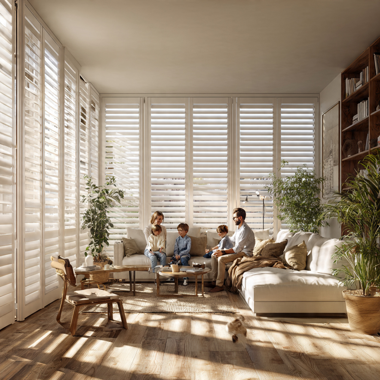 25 Modern & Elegant Living Room Partition Design Ideas You’ll Love 21 ultra realistic modern living room featuring bi fo