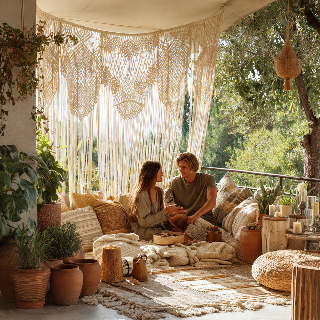 ultra realistic photo of balcony wall decor ideas 3