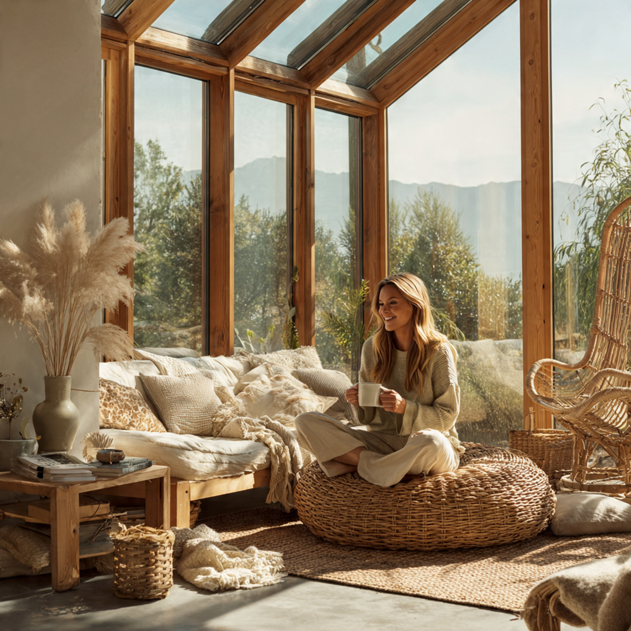 ultra realistic photo of living room designs ideas 1