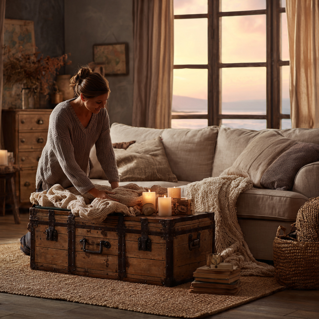 ultra realistic photo of living room furniture ide 13