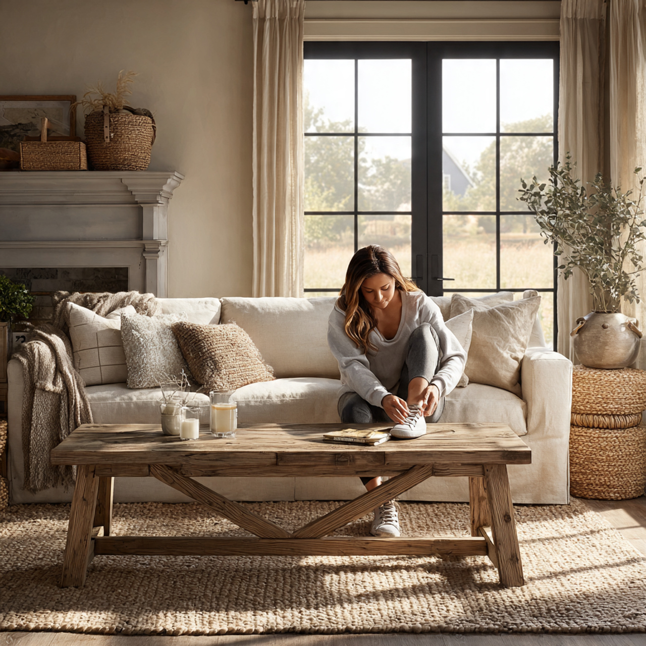 ultra realistic photo of living room furniture ide 6