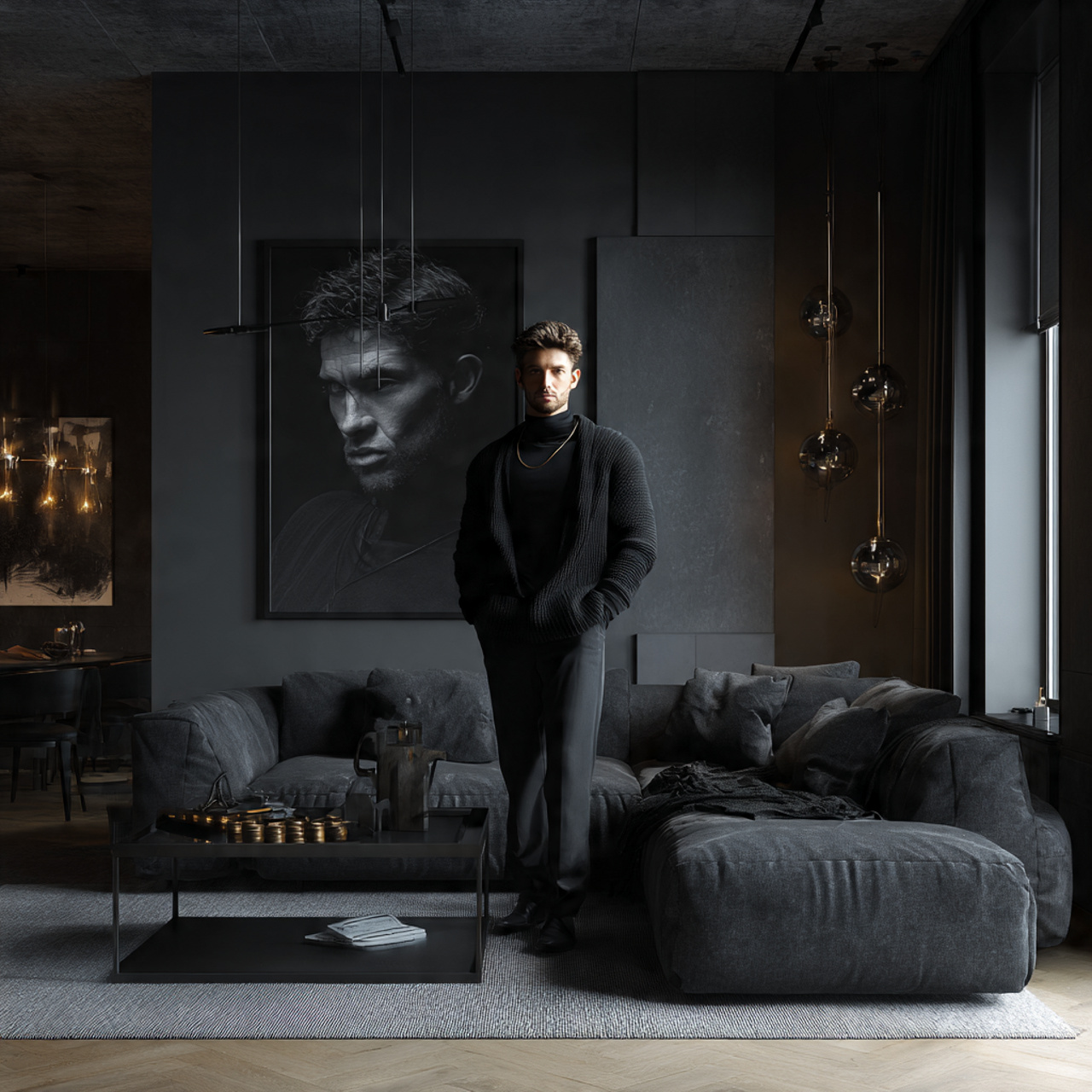 ultra realistic living room ideas apartment monoch
