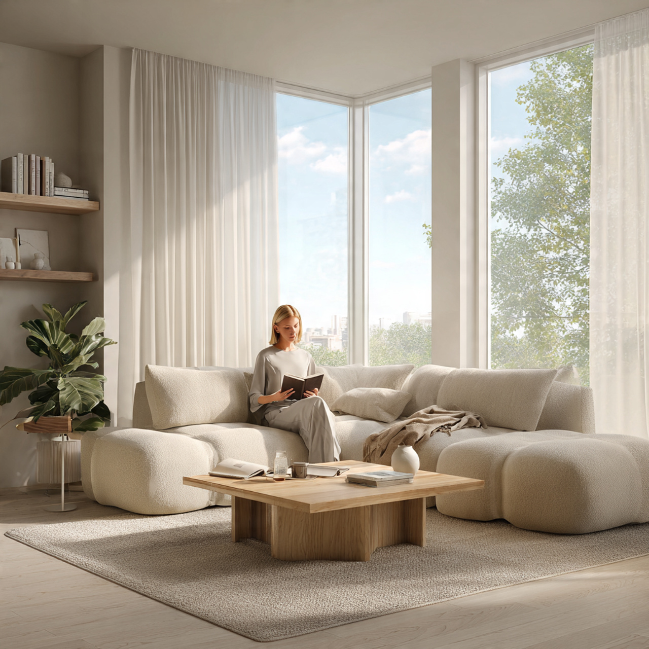 ultra realistic living room ideas apartment neutra