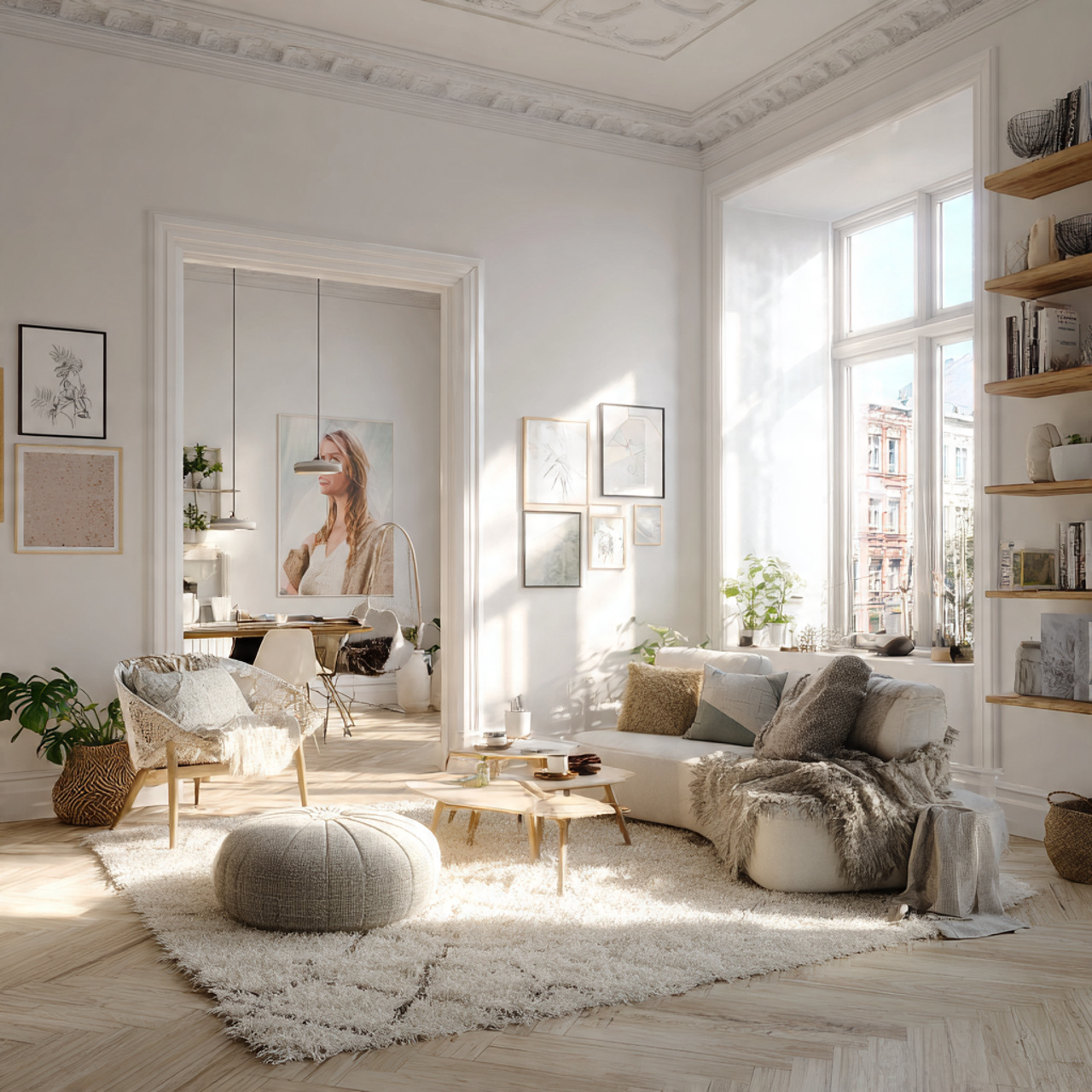 ultra realistic living room ideas apartment scandi