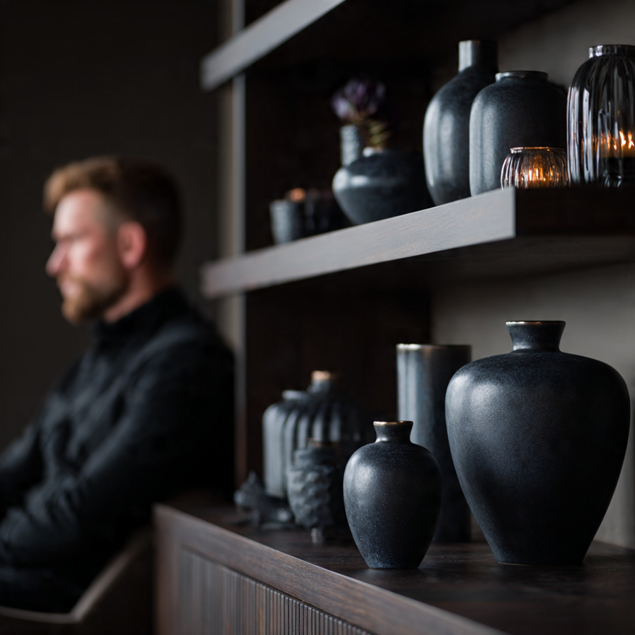 ultra realistic living room shelf decor ideas with 16