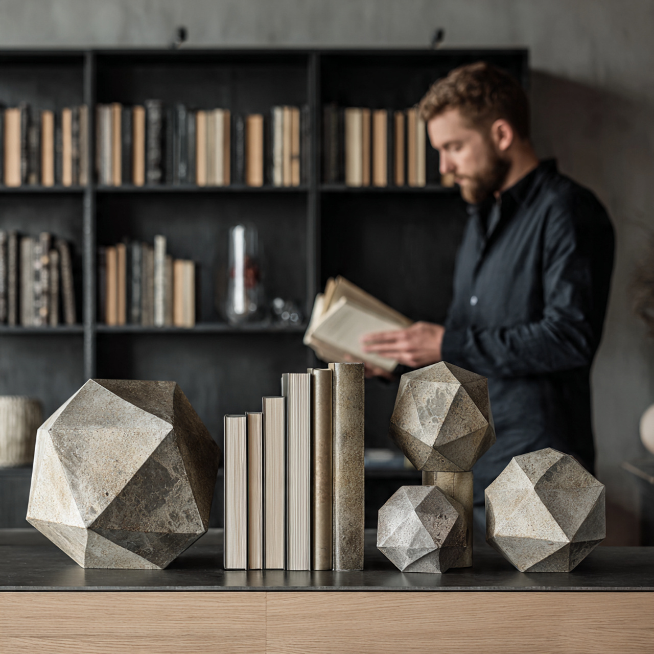 ultra realistic living room shelf decor ideas with 9